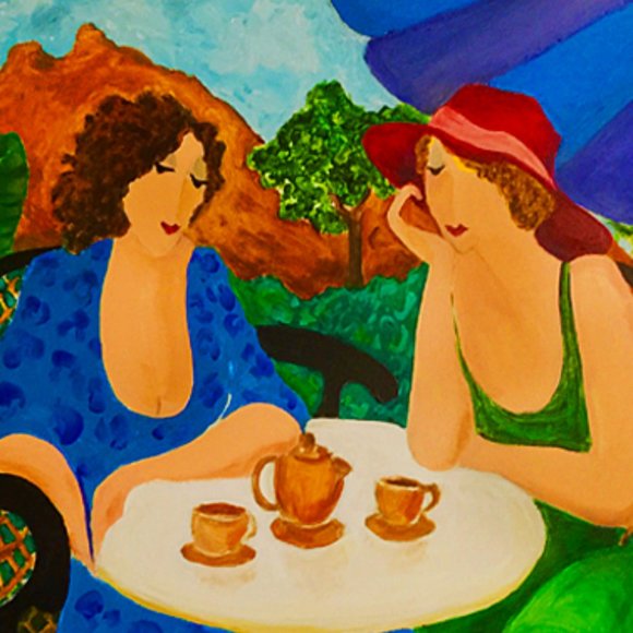 Coffee Time Canvas Reproduction - Picture 2 of 2